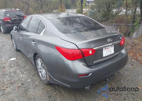 2016 Infiniti Q50 3.0T Premium z USA, uszkodzony, nr VIN JN1EV7AP4GM304465